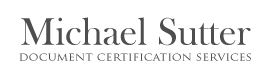 Michael Sutter - Document Certification Services